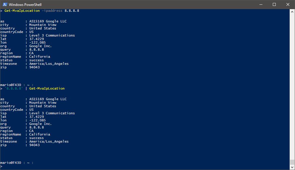 Example Get-MvaIpLocation